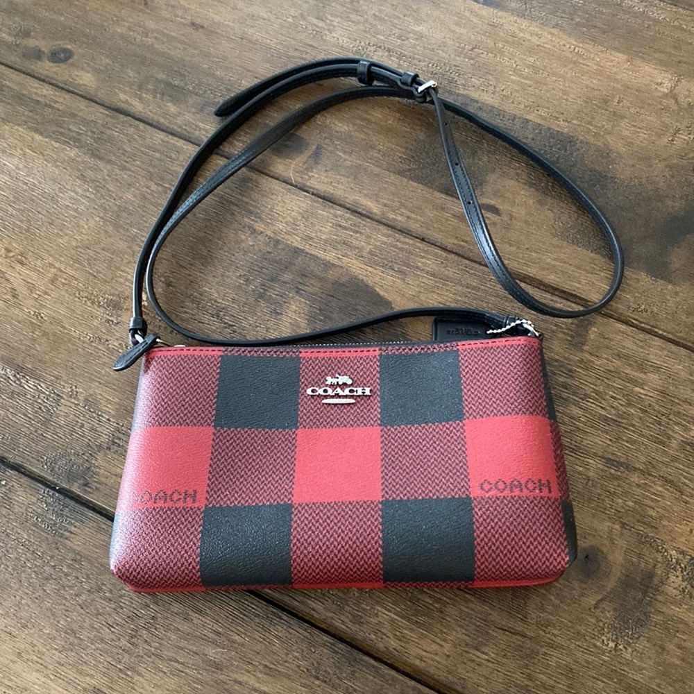 Crossbody buffalo check Coach bag